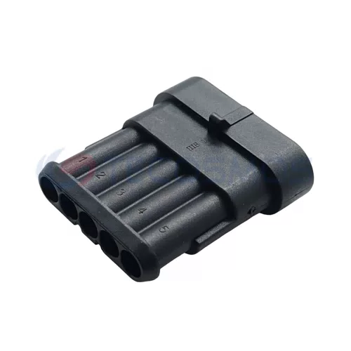 Waterproof Wire Harness Plug for Car 5-Pin Male 282088-1 - image 2